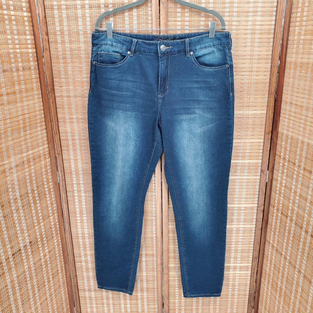 ◇ Buffalo David Bitton Mimi Mid-Rise Slim Boyfriend Jeans Size 12
